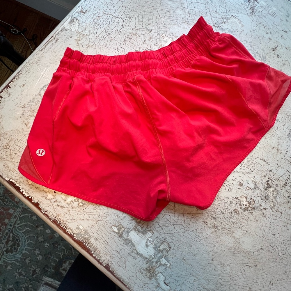 lululemon athletica Red Athletic Shorts